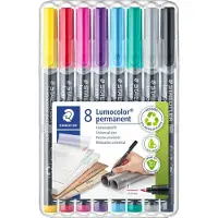 Staedtler Lumocolor Permanent F 8 Kpl (318 Wp8-2) Tussi 0.6 Mm