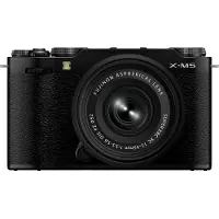 Fujifilm Digital Mirrorless Camera X-M5 with XC 15-45mm f/3.5-5.6 Lens Black