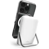 Puro Stand Power Mag 10000mAh langaton virtapankki - MagSafe-yhteensopiva - valkoinen