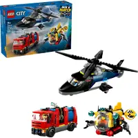 LEGO City Helikopteri, paloauto ja sukellusvene yhdessä 60462