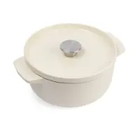 KitchenAid Valurautapata 22 cm, 3,3 litraa, almond cream