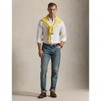 Ralph Lauren Custom Fit Seersucker Shirt - White - L