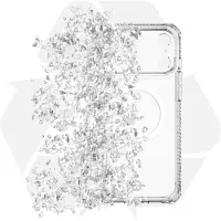 Itskins HYBRID MAGSAFE CLEAR cover for iPhone 17 Pro. Transparent
