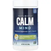 Natural Vitality , CALM Mieli, Magnesiumi Suplementti L-Theanii Juoma Ainesosal, Mielentehoinen Kamomillia, 6 oz (168 g)