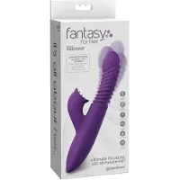 Fantasy For Her -pupuvibraattori stimulaatiolla ja lämmityksellä 24 cm