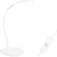 ActiveJet Led pöytälamppu Usb, valkoinen, joustava, 5000k