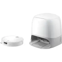 Roborock Qrevo Curv 2 ProX, Pussiton, Valkoinen, Pyöreä, Pölypussi, 3 renkaita, 79,8 mm (QC2PX02-00)