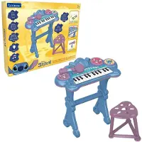 Disney Stitch Elektroninen Kosketinsoitin + Jakkara