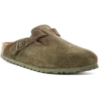 Birkenstock Pistokkaat 'Boston' tummanvihreä