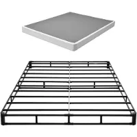 Vevor joustinpatja, queen size -sängynrunko pestävällä kankaalla, kestävä metallirunko queen size -sängylle, 130 mm:n patjanjalusta, enimmäispainokapasiteetti 1587,57 kg, helppo koota, 2010 x 1515 x 1