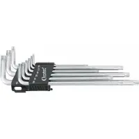 Condor werkzeug Kuusiokoloavain C1121/2; TORX T10-T50; 9 kpl.