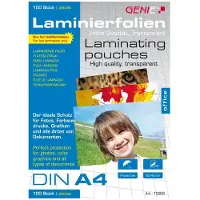 Genie 10263, Läpinäkyvä, Thermal, 0,08 mm, 216 mm, 303 mm, 100 kpl