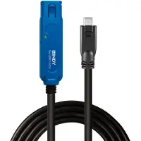 Lindy USB-kaapeli - - Aktiivinen USB 3.2 Gen1 jatko - 8.00 m - USB-A naaras - USB-C uros