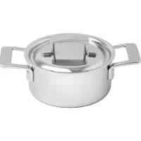 Demeyere Industry 5, 1029669 stainless steel Dutch oven with lid, 16 cm, 1.5 l
