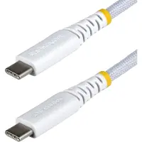 StarTech.com 2.0 USB-C -kaapeli, PD 60W, punottu, 2m, valkoinen