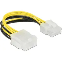 DeLOCK – Extension Cable Power supply 8 pin EPS male > female 15 cm (85451)