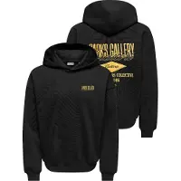 Only & Sons Onsparks Gallery Rlx Sweat Hoodie Noos - Black - XS
