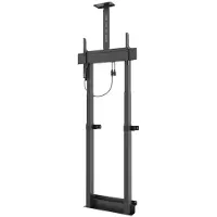 Multibrackets M stand - motorised - for LCD TV - 90 kg - black - Max 90 kg - recommended for 90 "