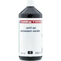 Edding T1000 muste tussien täyttöön, musta, 1000ml