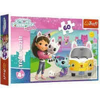 Trefl Pappussel 60 Bitar Gabby's Dollhouse - Multi/patterned - ONE SIZE