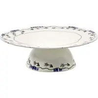 Serax Midnight Flowers Cake Stand Large 28 Cm - Kakkulauatset, Kakkuvadit & Kuvut Luuposliini Milk - B9225146-307