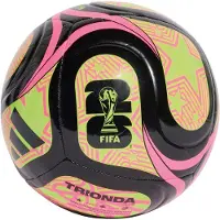 Adidas Jalkapallo Trionda Club World Cup 2026 - Musta/lucid Sitruuna/lucid Pink, koko Ball SZ. 5