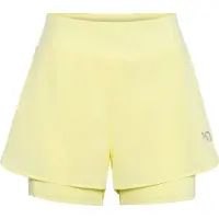 Kari Traa Women's Mija Training Shorts Mellow Yellow Urheilushortsit L