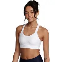 Under Armour Women's UA Infinity High Bra White Alusvaatteet XS A-C