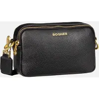 Bogner Wallis Avy Crossbody-laukku Nahka 21 cm Musta