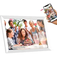 Lippa Frameo Digitaalinen Valokuvakehys 10", Valkoinen