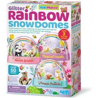 4M KidzMaker DIY-setti Sateenkaari Lumisadepallo