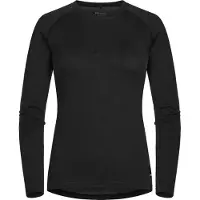 Urberg Women's Selje Merino-Bamboo Top Black Beauty Kerrasto yläosat XL