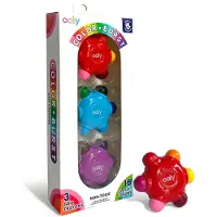 Ooly Crayons 3X6 Colours - Easy Grip Color Burst - Multi/patterned - ONE SIZE