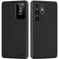 Tech-Protect Samsung Galaxy S25 Ultra Smart Flip Kotelo - musta