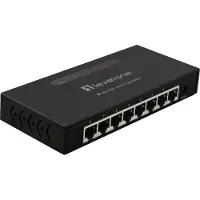 LevelOne GEU-0822, Hallitsematon, Gigabit Ethernet (10/100/1000), Seinäkiinnitteinen