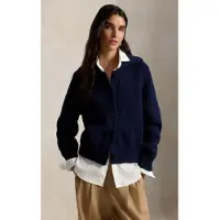 Ralph Lauren for woman. 211B17759001 Navy cotton blend cardigan (S), Casual