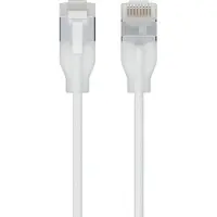Ubiquiti – UACC-Cable-Patch-EL-C6A-0.15M-W, 0,15 m, Cat6a, RJ-45, RJ-45, Läpikuultava, Valkoinen (UACC-Cable-Patch-EL-C6A-0.15W)