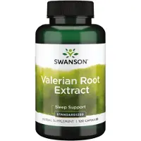 Swanson Health , Valerian Juuren Ekstrakti, Standardoitu, 120 Pilleriä