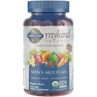 Elämän puutarha,Garden of Life Mykind Organics Miesten Monivitamiinipallerot, Luomumarjat - 120 kpl vegan gummipalloja