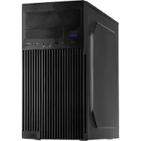 Inter-Tech IT-6521 Straight, Micro Tower, PC, Musta, mikro ATX, Mini-ITX, Koti /Toimisto, 12,5 cm (88881369)