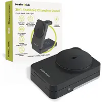 Mobile Origin PW28 3in1 Foldable Charging Stand with light - Black