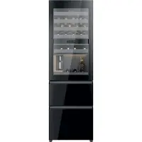 Haier viinikaappi CSW9619ENGBW (integroitava, 40 pulloa)