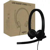 Logitech H570e - Kuulokkeet - korvalla - langallinen - USB-C - Sertifioitu Microsoft Teamsille