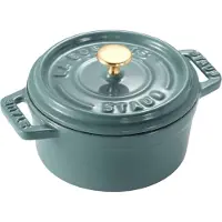 Staub La Cocotte pyöreä pata valurauta 0,25 L Eukalyptus puu