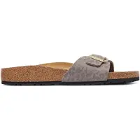 Birkenstock Pistokkaat 'Madrid' taupe / tummanharmaa
