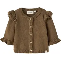 Lil´ Atelier Nbfkopa Ls Knit Card Lil - Brown - 74