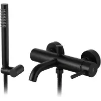 REA LUNGO BATH TAP musta