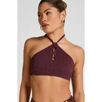 Hunkemoller Panama Crop Top - Burgundy - L