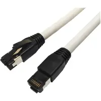Microconnect S/FTP Cat8.1 suojattu laitekaapeli, 10m, valkoinen