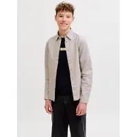Jack & Jones Jjebreeze Linen Blend Shirt L/S Sn Jnr - Beige - 152
